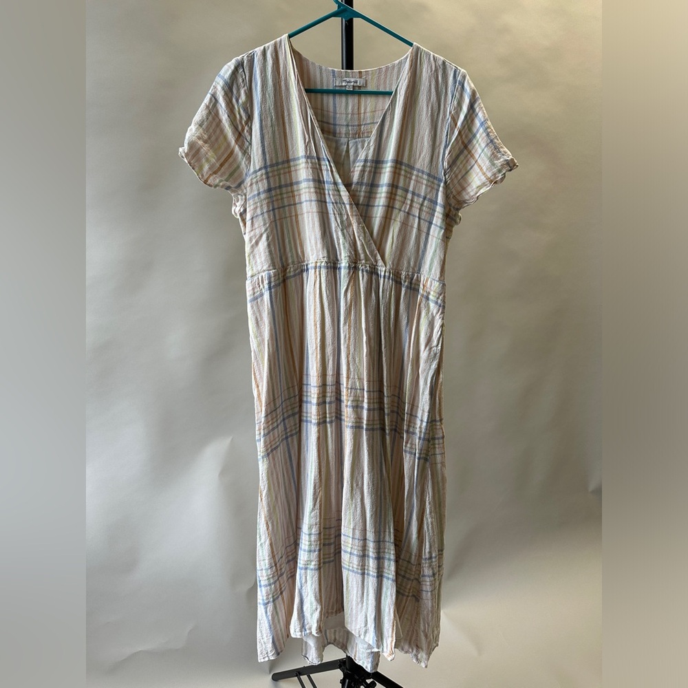 Madewell linen blend Clara dress